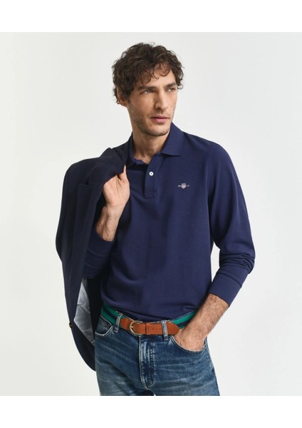 Polo Yaka Regular Uzun Kollu Sweatshirt