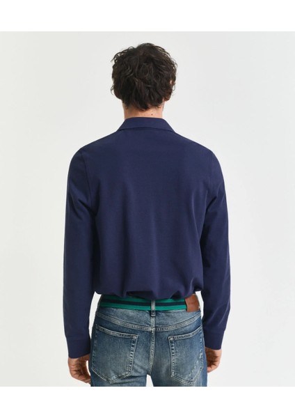 Polo Yaka Regular Uzun Kollu Sweatshirt fırsatları