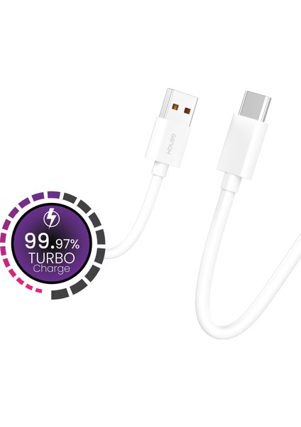 Oppo Uyumlu USB Type-C Turbo Şarj Kablosu
