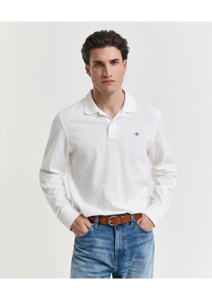 Polo Yaka Regular Uzun Kollu Sweatshirt