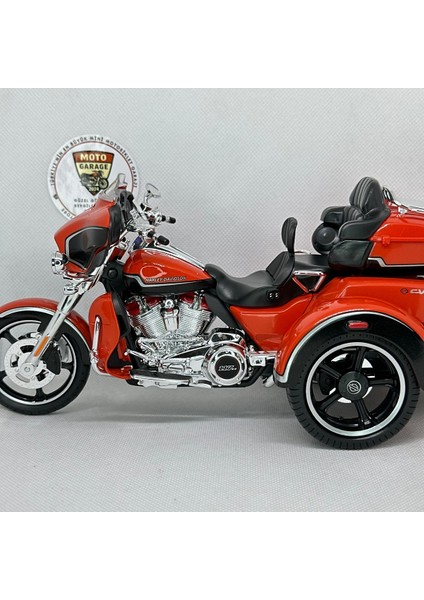 Harley Davidson 2021 Cvo Trı 1:12 Diecast Motosiklet Model – Lisanslı Metal Maket Oyuncak & Biblo