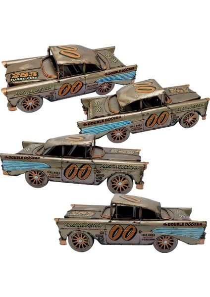 Vintage Koleksiyon Eskitme Chevrolet Belair Nostaljik Metal Araba 31 cm fırsatları