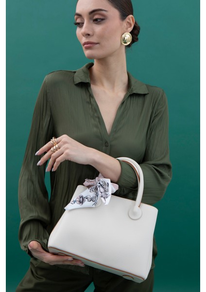 Fular Detaylı Kadın Çanta