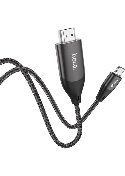Hoco UA16 Type-C To HDMI 4K 30hz Ses ve Görüntü Aktarma KABLOSU-(5775)