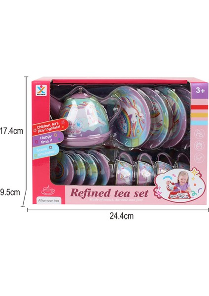 Unicorn Metal Oyuncak Çay Seti 15 Parça Pony fiyatları