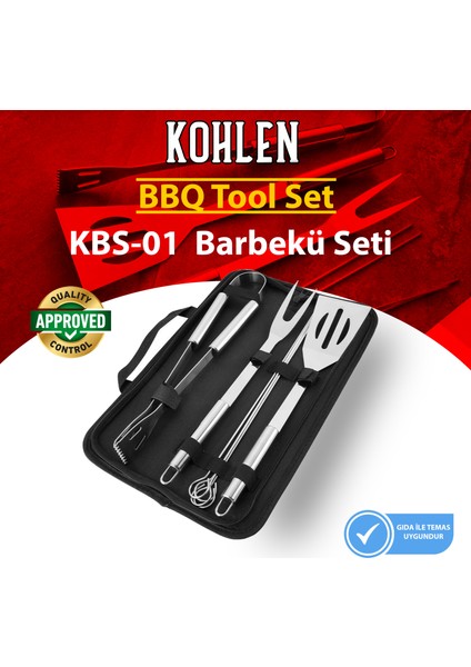 Bbq Tool Set | 7 Parça Taşıma Çantalı