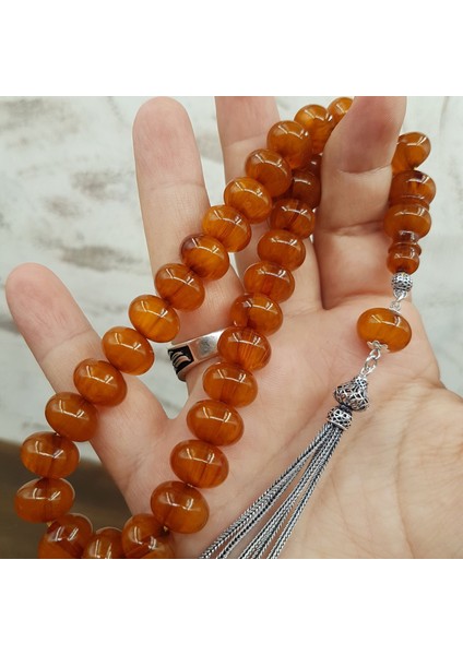 Gümüş Püskül Imame Oturtma Teker Sıkma Kehribar fiyatları