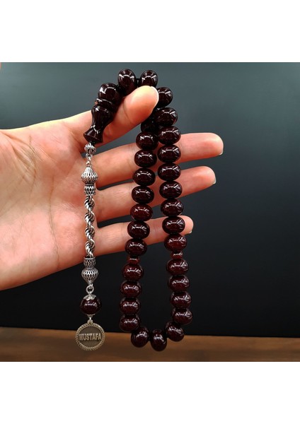 Premium Kişiye Özel Teker Sıkma Kehribar Tesbih