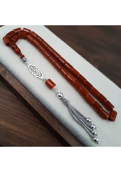 Kişiye Özel Karamel Oval Kesme Sıkma Kehribar modelleri