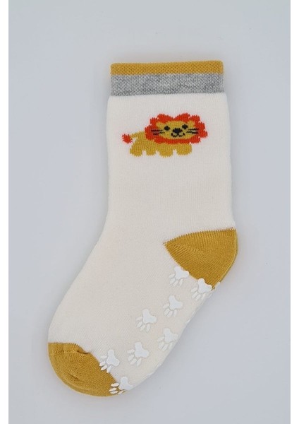 3 Çift Havlu Pamuklu Kaydırmaz Taban Kışlık Unısex Çocuk ve Bebek Soket Çorap fiyatları