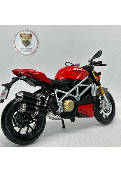 Ducati Super Naked S 1:12 Diecast Motosiklet Model – Lisanslı Metal Maket Oyuncak & Biblo modelleri