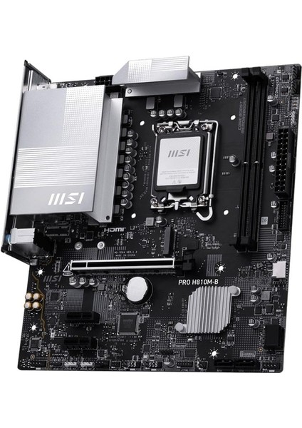 Msı Pro H810M-B Ddr5 6400MHZ (Oc) M.2 Matx 1851P fırsatları