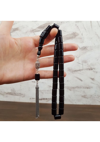 Gümüş Püskül Havşa Delim Oval Kesme Sıkma Kehribar fiyatları