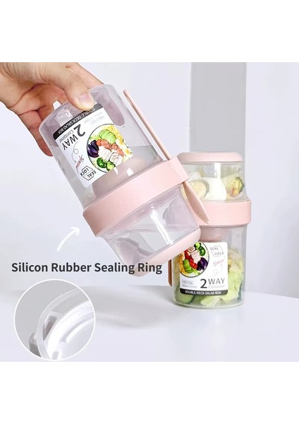 Çocuk Saklama Kap 870 ml – Çift Katmanlı, Sızdırmaz, Pp Plastik, Beyaz Renk fiyatları
