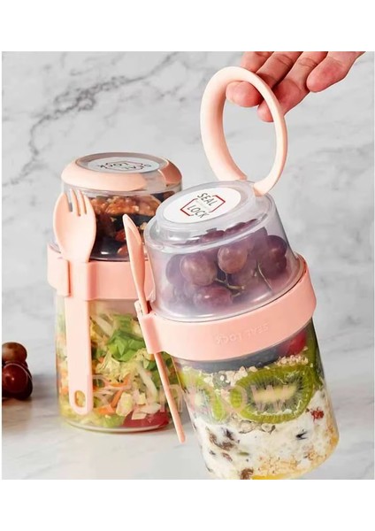 Çocuk Saklama Kap 870 ml – Çift Katmanlı, Sızdırmaz, Pp Plastik, Beyaz Renk modelleri