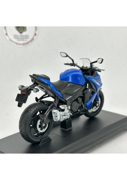 2017 Suzuki GSX-S1000F 1:18 Ölçek Diecast Motosiklet Model – Lisanslı Metal Maket Oyuncak & Biblo modelleri