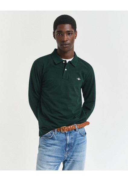 Polo Yaka Regular Uzun Kollu Sweatshirt