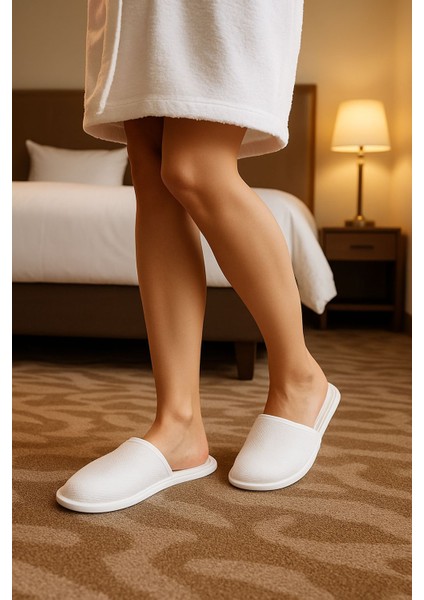 Tek Kullanımlık Eva Kalite Spa & Otel Terliği – 1.000'LI Paket | Hijyenik, Kaymaz Tabanlı, Unisex