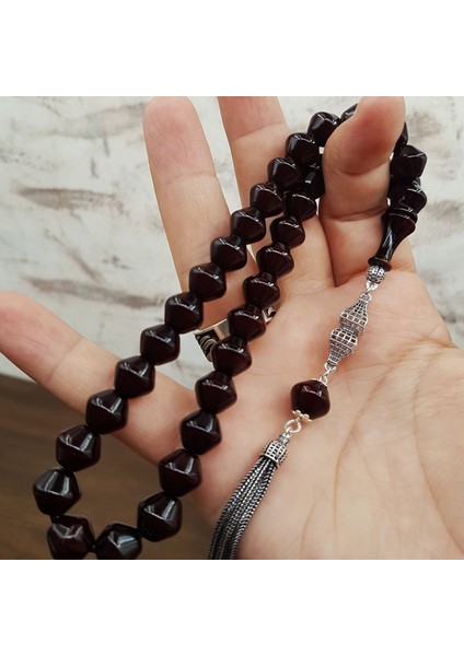 Gümüş Püskül Sığırcık Kesim Sıkma Kehribar fiyatları