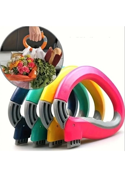 Siyah 1 Adet Işten Kurtarma Plastik Market Çantası Taşıyıcısı - Kolay Alışveriş indirimleri