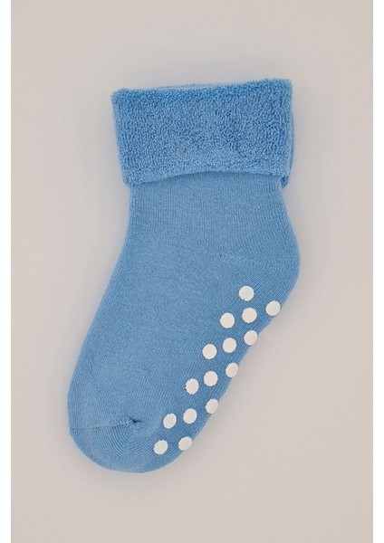 3 Çift Havlu Pamuklu Kaydırmaz Taban Kışlık Erkek Çocuk ve Bebek Soket Çorap fırsatları