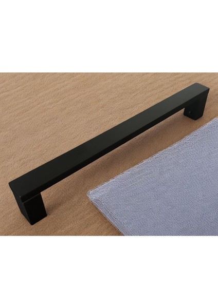 Şile Mat Siyah AP229 Çekme Kapı Kolu Sürgülü Çekme Kol 40 cm 1 Adet indirimleri