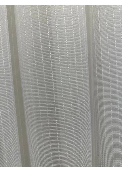 Nivemeshome Sedef 1811 1/2,5 Sık Pileli Çizgili Tül Perde Apm