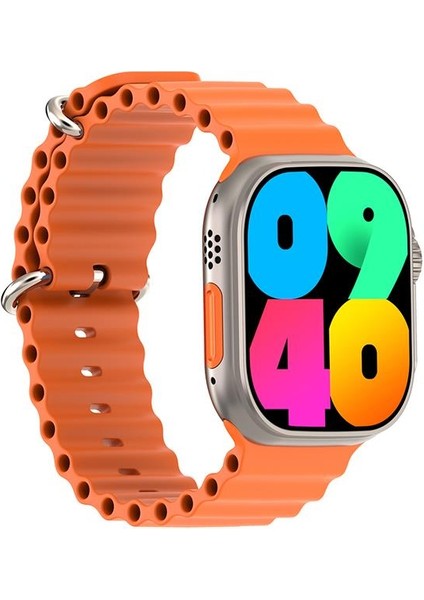 Hytech W69 Watch Ios ve Android Uyumlu Mactive 2.05 Inç Geniş Ekranlı Turuncu Akıllı Saat fiyatları