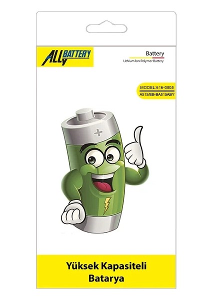 Ally Sm Galaxy A51 SM-A515F Batarya Pil EB-BA515ABY-(5775) fiyatları