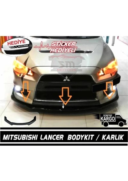 Mitsubishı Lancer Tampon Eki Bodykit Karlık Lip