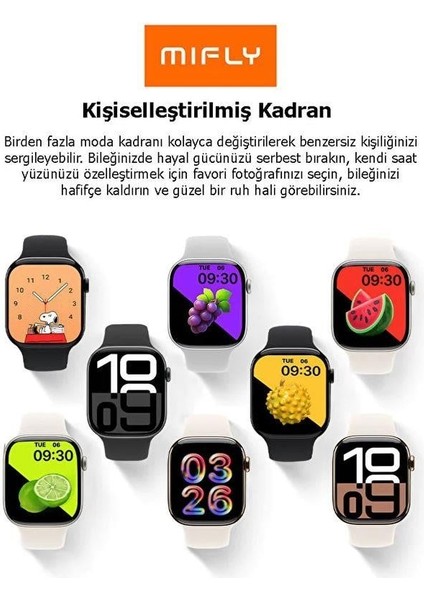 Mıfly S10 Pro Sıyah Akıllı Saat fırsatları