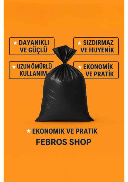 70 Lt ( 4 Paket ) Avantaj Paket Endüstriyel Çöp Poşeti Battal Boy Çöp Poşeti Çöp Torbası 40 Adet fiyatları