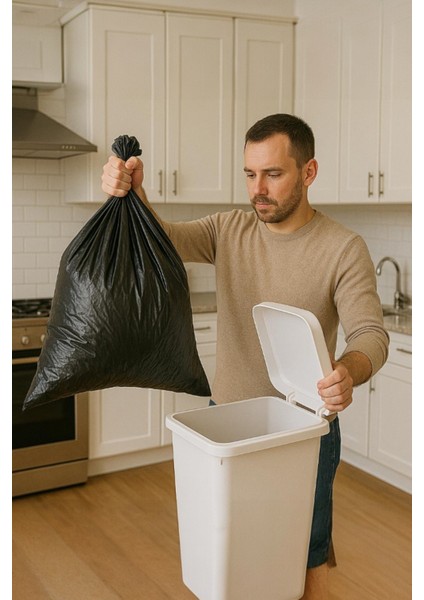 70 Lt ( 4 Paket ) Avantaj Paket Endüstriyel Çöp Poşeti Battal Boy Çöp Poşeti Çöp Torbası 40 Adet fırsatları