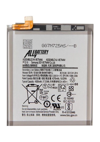 Samsung Galaxy S10 Lite G770F Pil Batarya EB-BA907ABY-(5775)