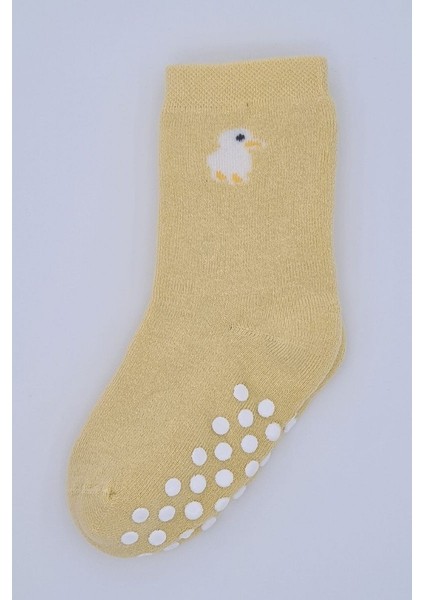 3 Çift Kız Bebek-Çocuk Kaydırmaz Tabanlı Havlu Soket Çorap fırsatları