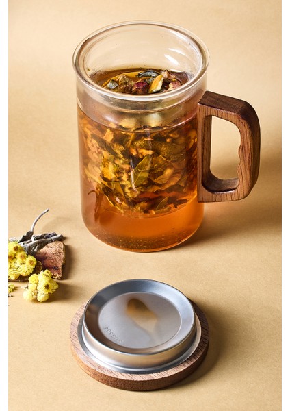 Herby 500ML Cam Süzgeçli Kupa fiyatları