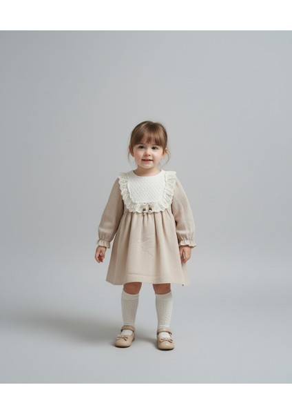Kız Çocuk Fiyonk Elbise
