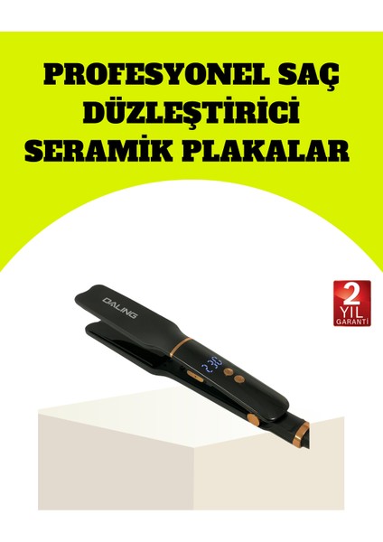 Saç Düzleştirici 30 Saniyede Isınma Hafif ve Portatif Tasarım