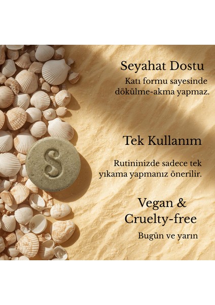 Blooming Detox Kepek Karşıtı Katı Şampuan/Kadın-Erkek Şampuan fırsatları