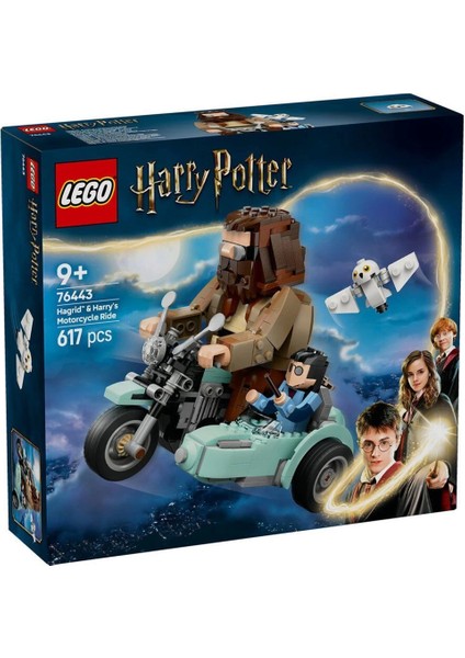 76443 LEGO Harry Potter-Hagrid ve Harrynin Motosiklet Yolculuğu 617 Parça +9 Yaş