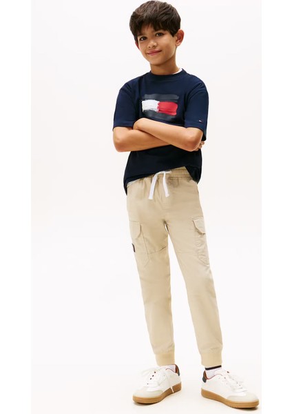 Erkek Çocuk Flag Archive Kısa Kollu T-Shirt - Lacivert modelleri