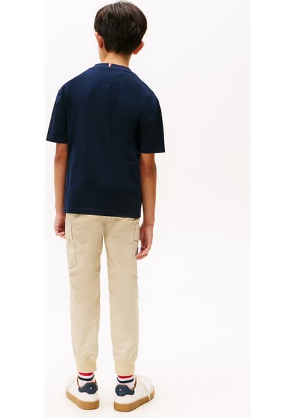 Erkek Çocuk Flag Archive Kısa Kollu T-Shirt - Lacivert fırsatları