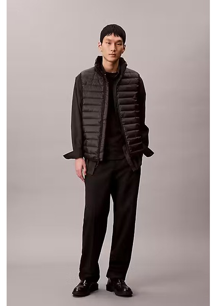 Erkek Regular Fit Kapitone Şişme Yelek - Siyah fiyatları