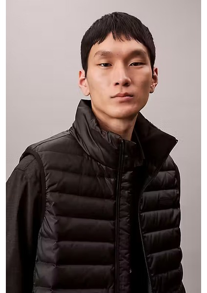 Erkek Regular Fit Kapitone Şişme Yelek - Siyah fırsatları