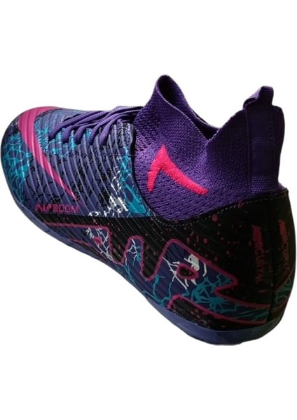 La Liga H565 Erkek Çoraplı Halı Saha Ayakkabısı Mor - Fuşya fırsatları