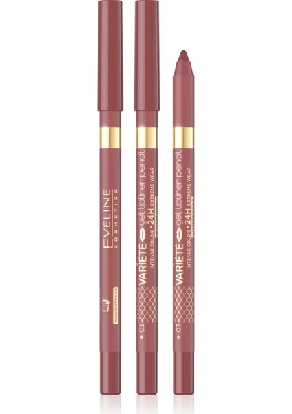 Varıete Gel Lıp Lıner Pencıl Matt Waterproof No2 P-