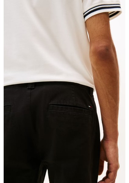 Erkek Slim Fit Chino Pantolon – Siyah fırsatları