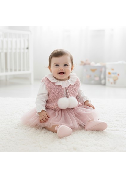 Kız Bebek 3'lü Sugar Takım CMN-3766
