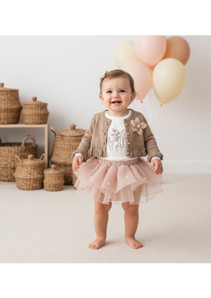 Kız Bebek Alessi 3'lü Takım CMN-3730