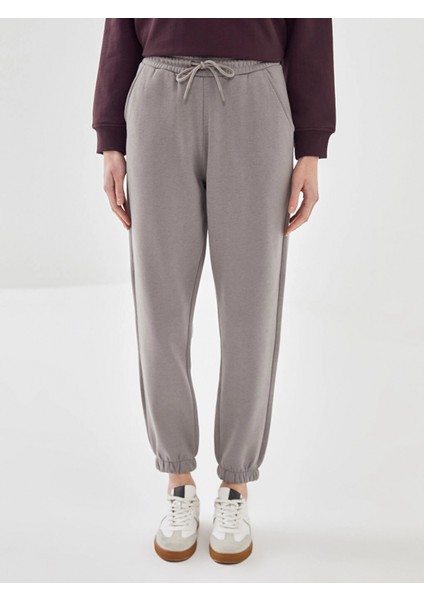 Lcw Vision Gri Beli Lastikli Kadın Kalın Jogger Eşofman Altı fiyatları